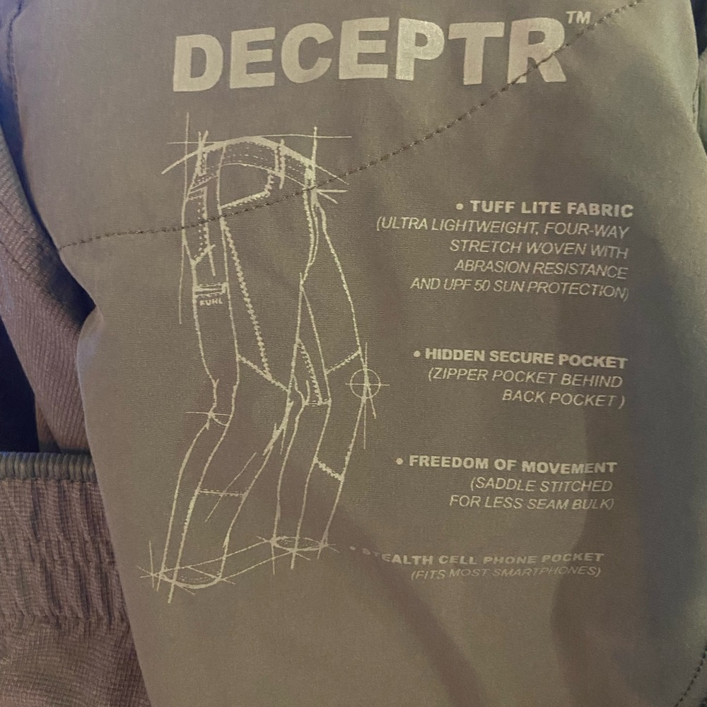 Men's Kuhl Deceptr Pants in Carbon/Dark Grey - Picture 3 of 14